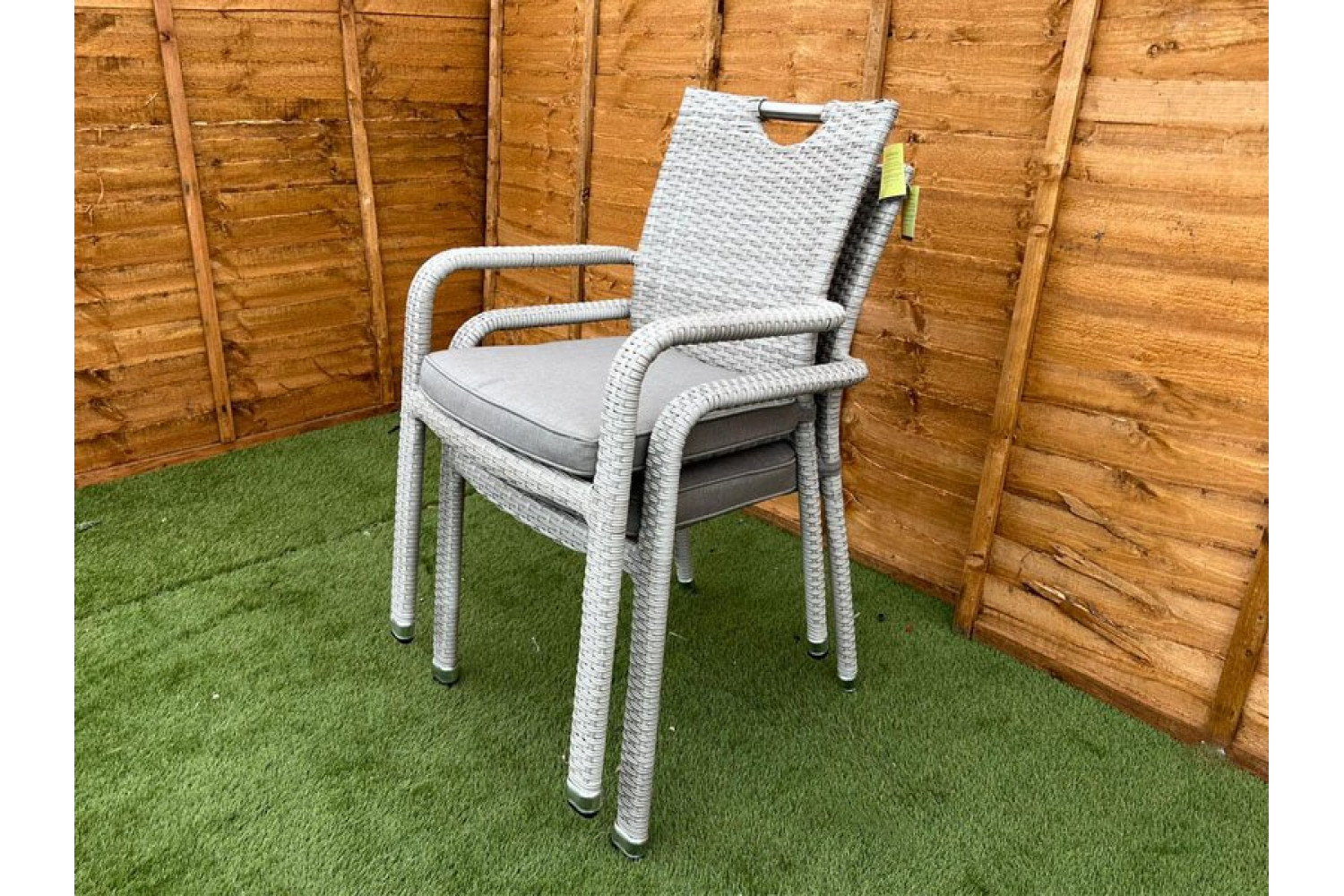 Sharnford Stacking Rattan Bistro Set in Latte  - photo 2