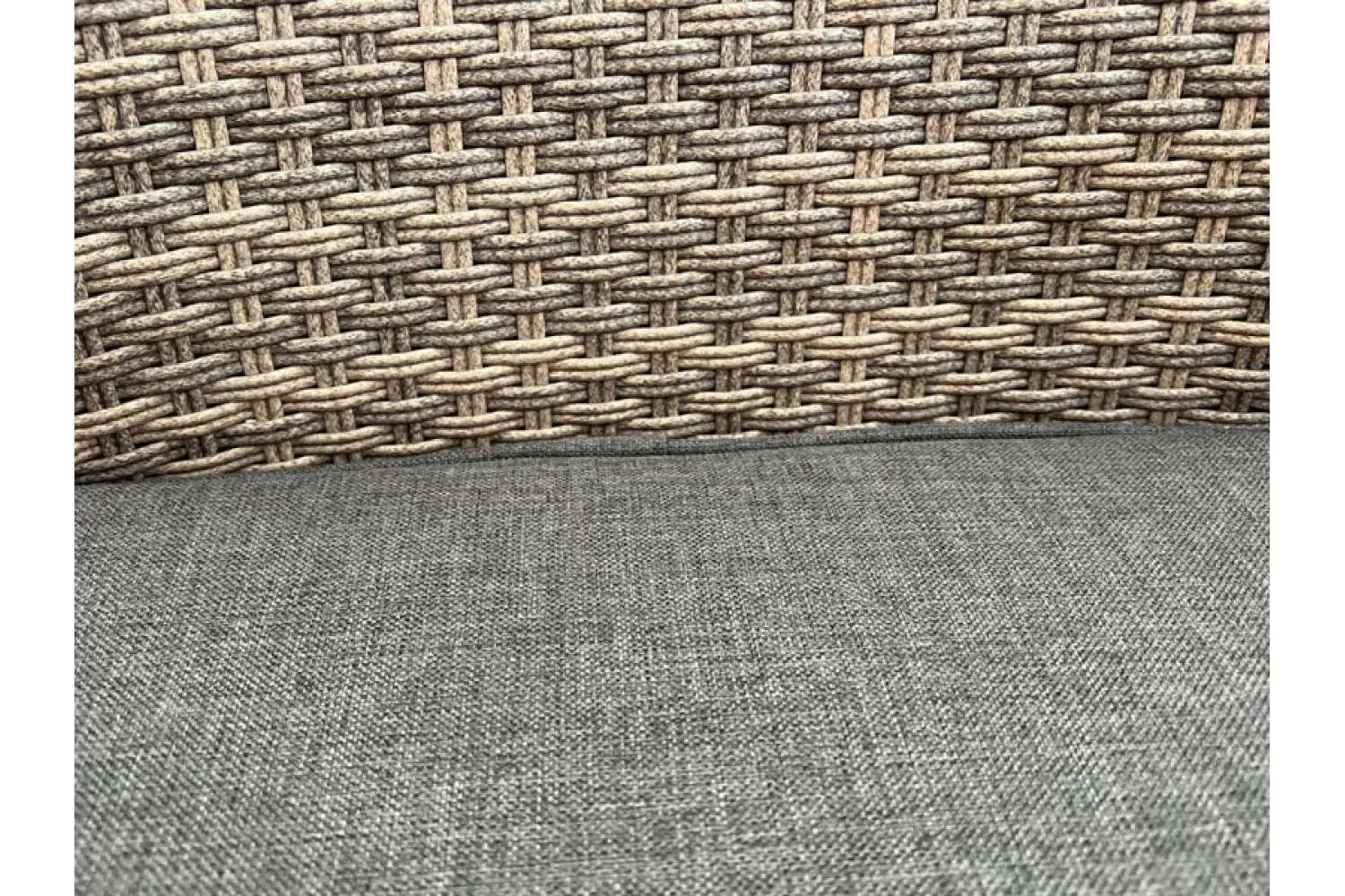 Sharnford Stacking 4 Seater Rattan Dining Set in Cappuccino  - photo 2