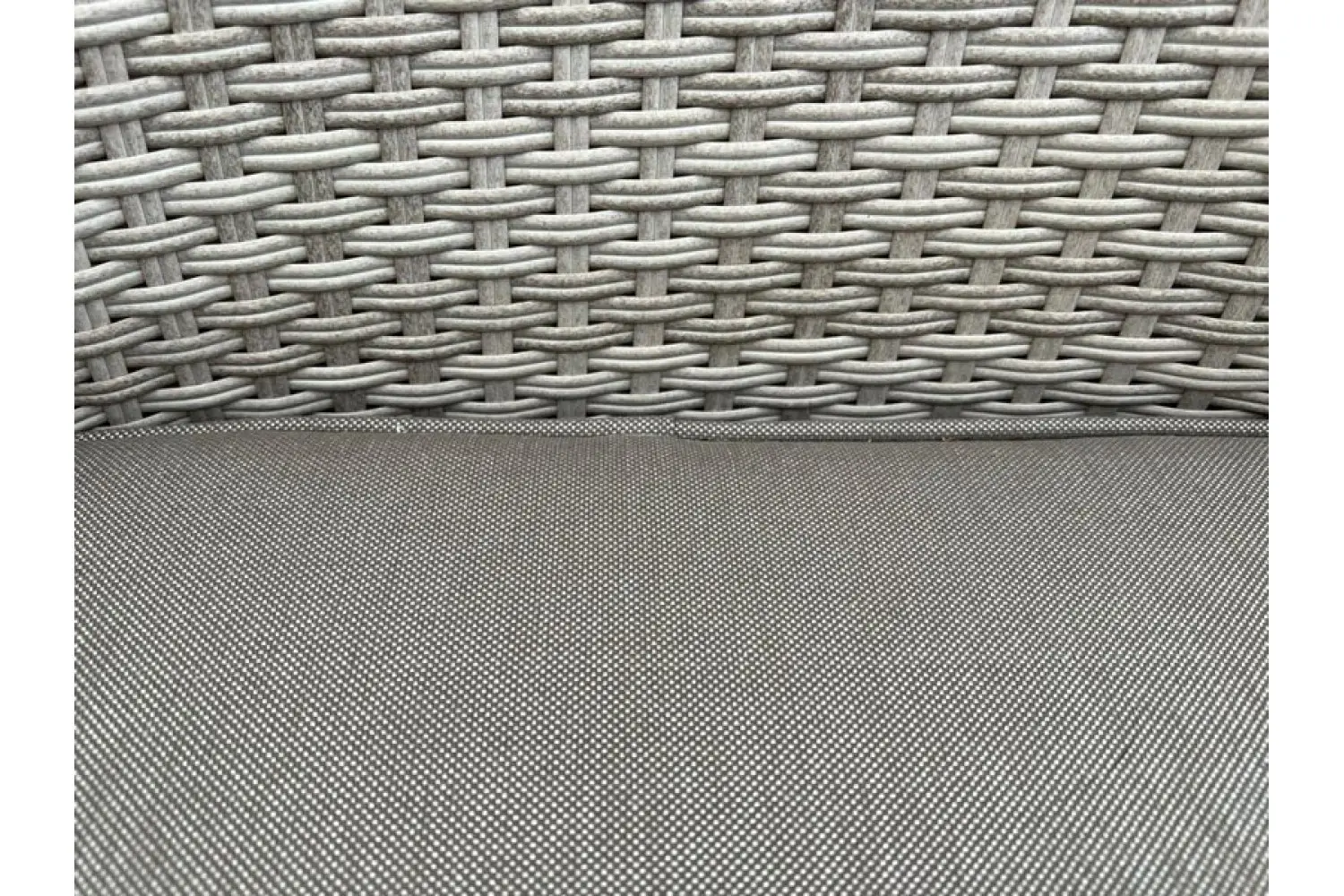 Sharnford Stacking 4 Seater Rattan Dining Set in Latte - photo 2