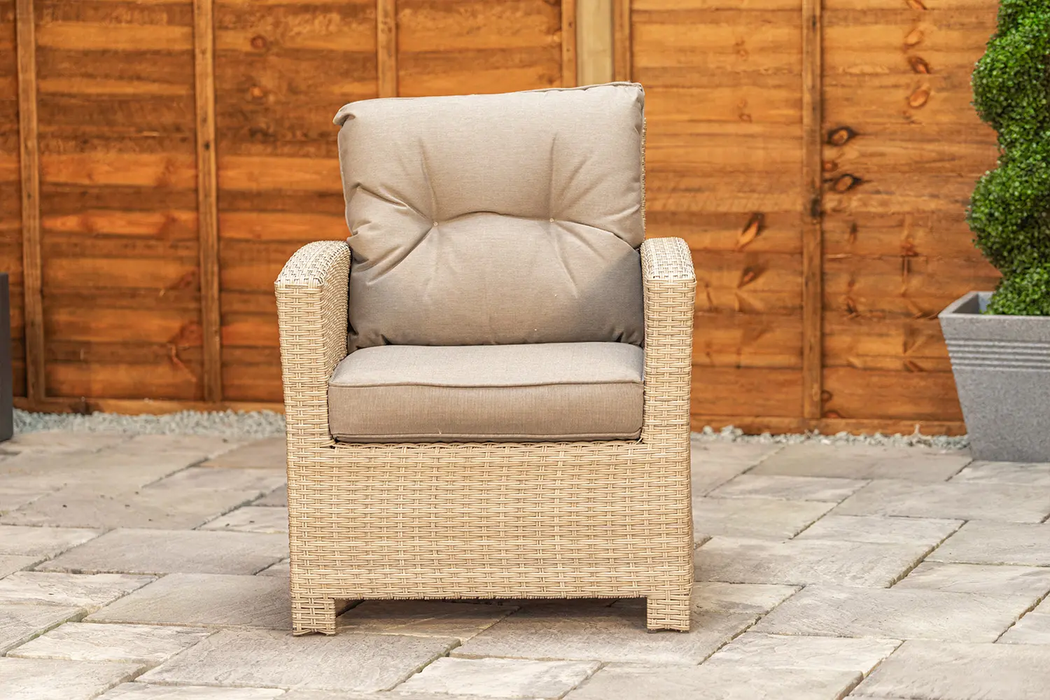 Sapcote Modular Lounge Dining Set in Brown Rattan  - photo 4
