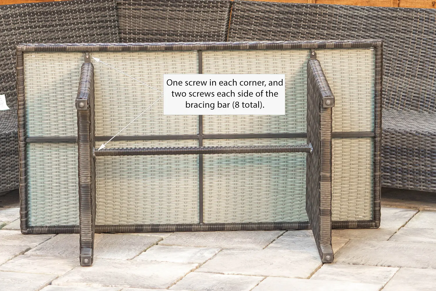 Sapcote Modular Corner Dining Set in Brown Rattan  - photo 9