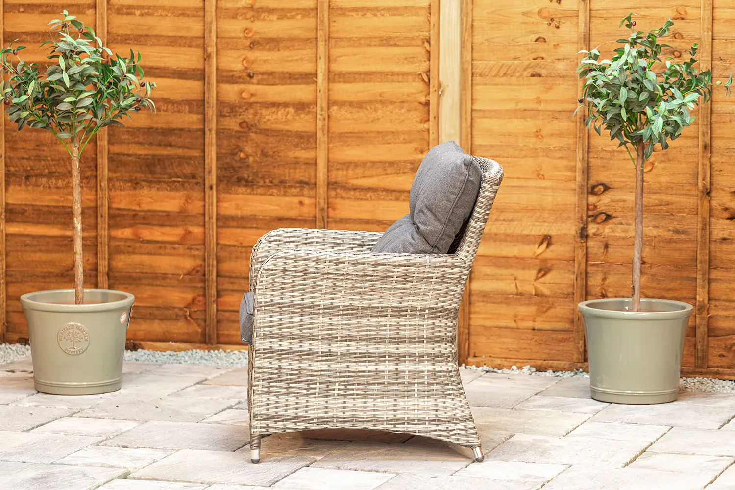 Sapcote Sofa Lounge Set in Grey Rattan  - photo 12