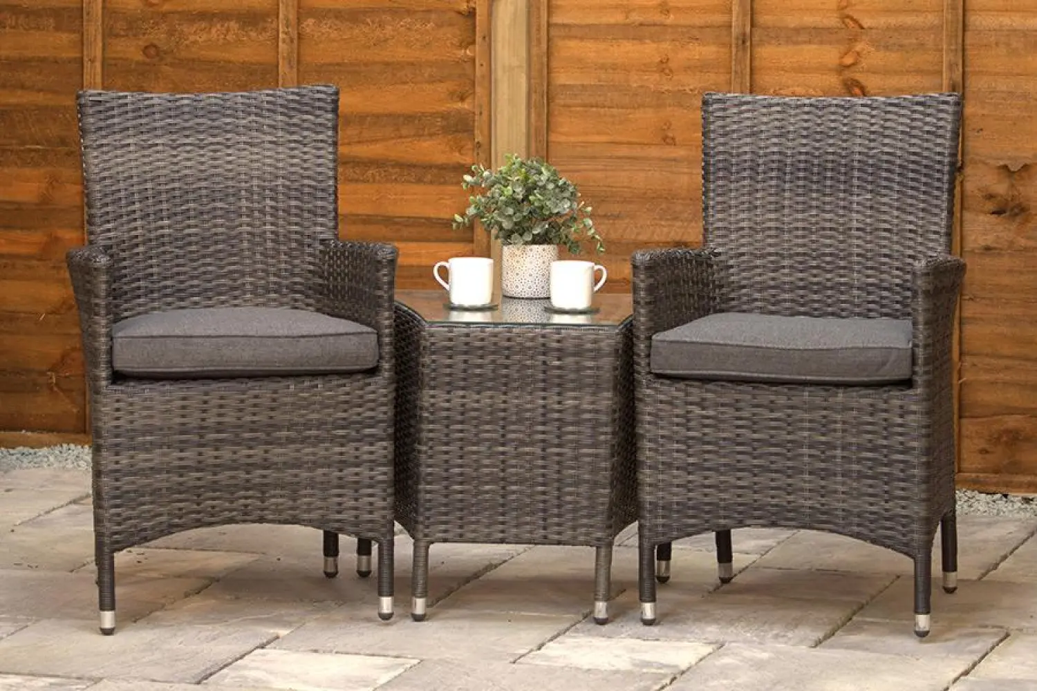 Sapcote Companion Set in Charcoal Rattan - photo 2
