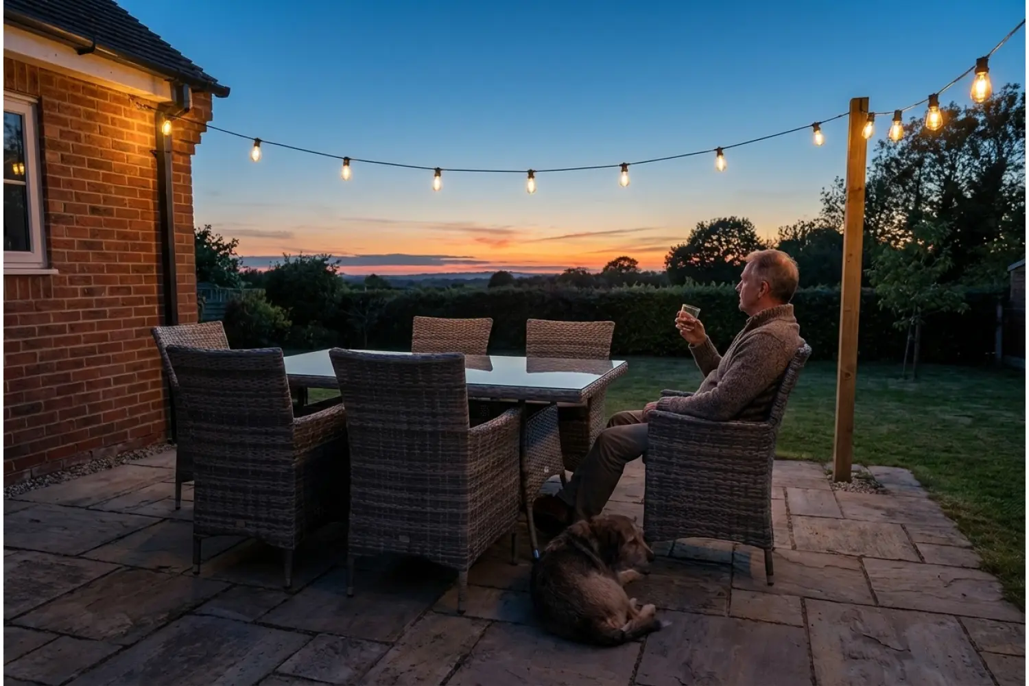 Sapcote 6 Seater Rectangular Dining Set in Grey Rattan - photo 6