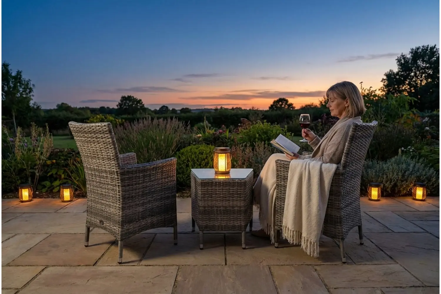 Sapcote Companion Set in Grey Rattan - photo 6